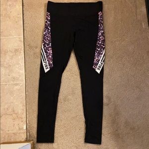 Pink galaxy leggings